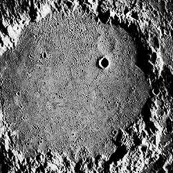 Ptolemaeus crater close-up