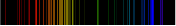 Neon emission spectrum