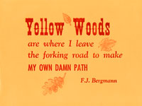 yellow woods broadside