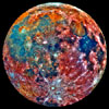 false color moon photo